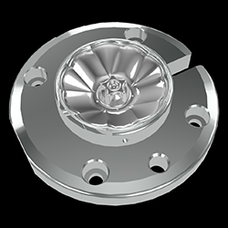 Blow mold components-bottle base structure
